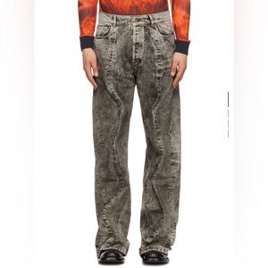 Y/Project Wired Black and Gray Jeans Size 34 US